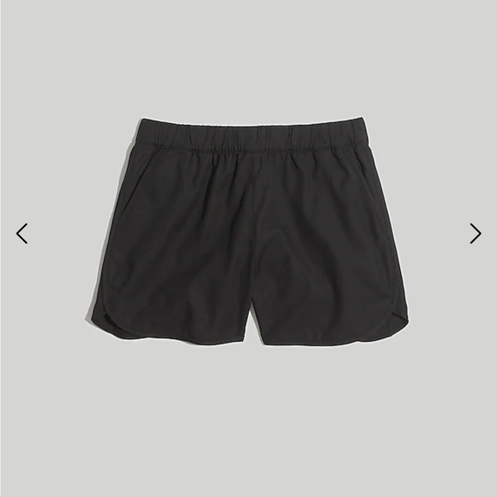 Madewell Pull-On Shorts, Almost Black, Medium